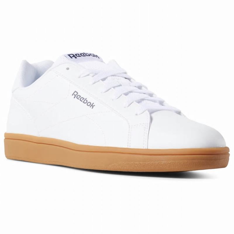 Reebok Royal Complete Clean Tenisky Panske - Biele/Námornícka Modrá ME7031WD